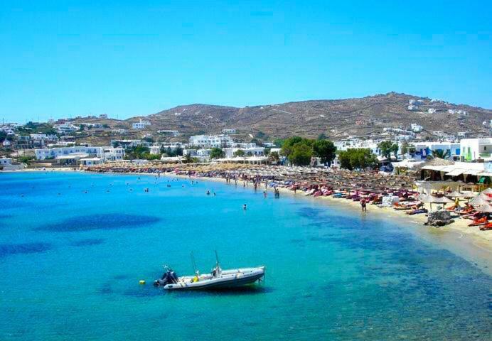 Magical Ornos! Beach House!Beach 1' Walk-Mykonos Town 2Km Extérieur photo