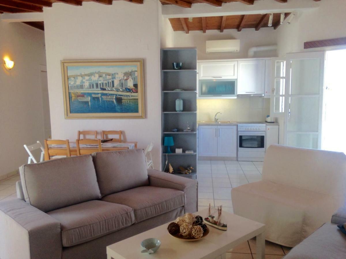 Magical Ornos! Beach House!Beach 1' Walk-Mykonos Town 2Km Extérieur photo